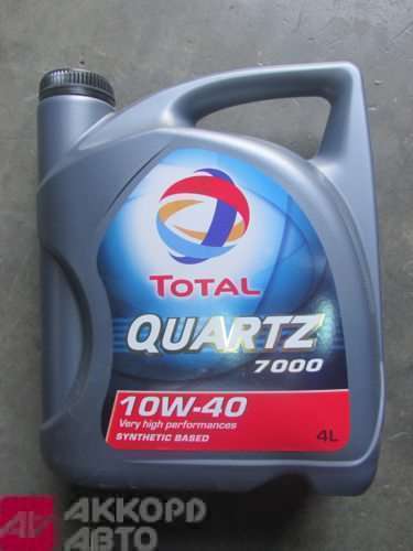 масло Total Quartz 7000 10W40 4л п\с 11020501/34879