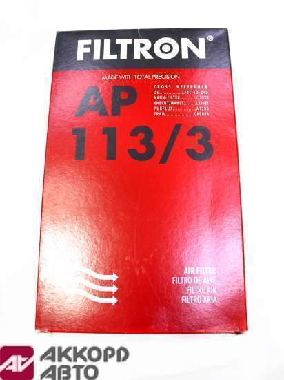 фильтр воздушный элемент Filtron AP113/3 AP1133