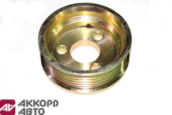 шкив водяного насоса ГАЗ дв.409(уменьшеный диаметр 77мм) на вентилятор 409-1308025