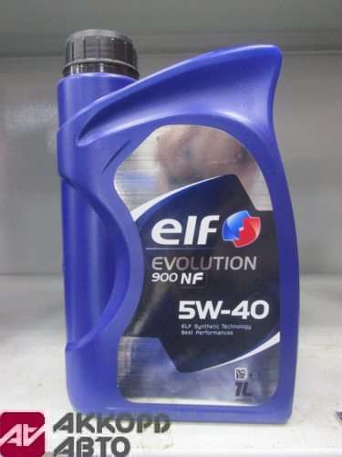 масло ELF EVOLUTION 900 NF 5W40 A3/B4 SL/CF 1л синт. 11050301/901867