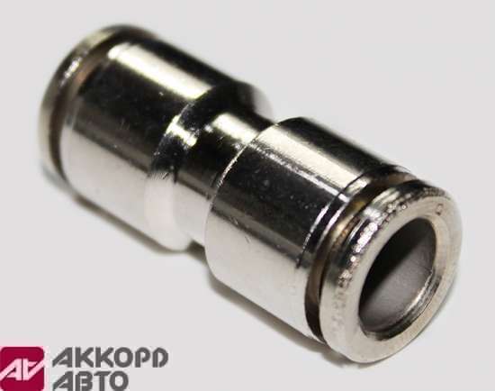 фитинг соединительный прямой d-10мм (металл) Белак БАК.90340